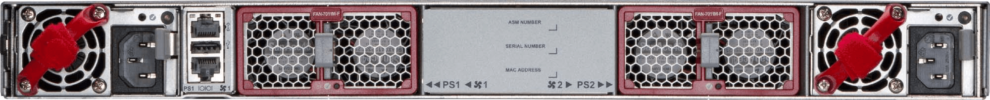 DCS-7050TX3-48C8 rear